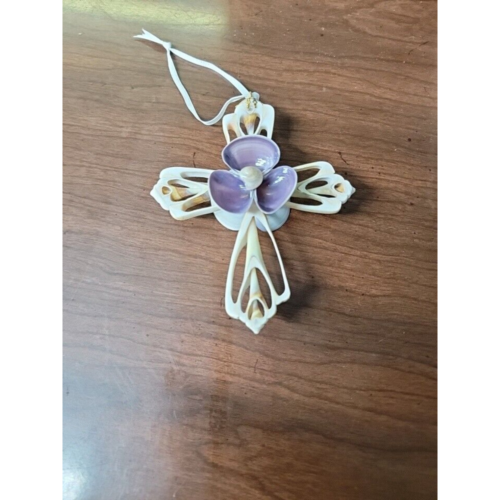 Handmade Year Round 4.5" SeaShell Ornament & Wall Accent Beach/Coastal Decor